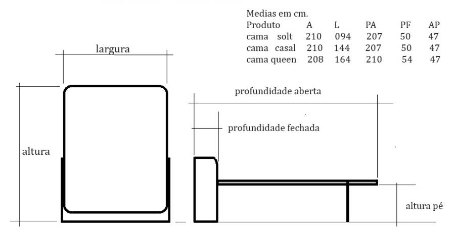 easybed medidas